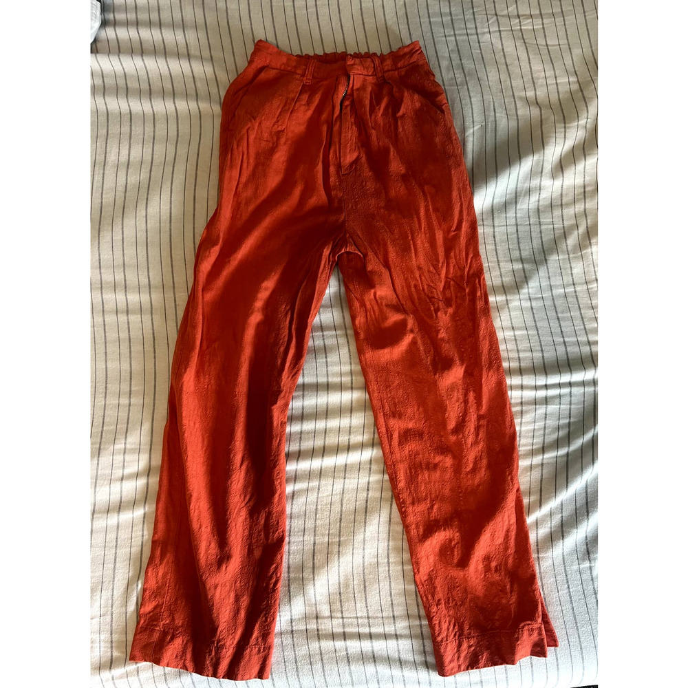 Free People Orange Pants